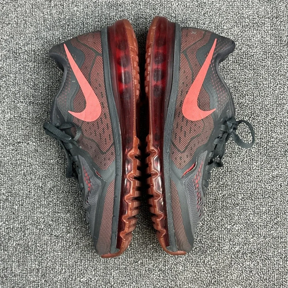 Nike Air‎ Max 2014 Anthracite Grey Red Men's Shoes Size 11.5 (621077-066)